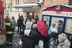 Показ пожарно-технического вооружения для жителей Гагаринского района